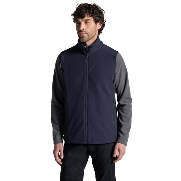 Craghoppers Expert Herr Basecamp ll Softshell Body Warmer S Marinblå Navy S