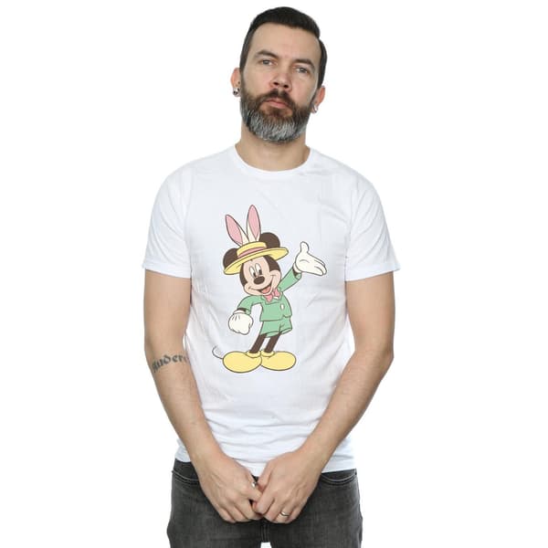 Disney Herr Mickey Mouse Påskhare T-Shirt S Vit White S