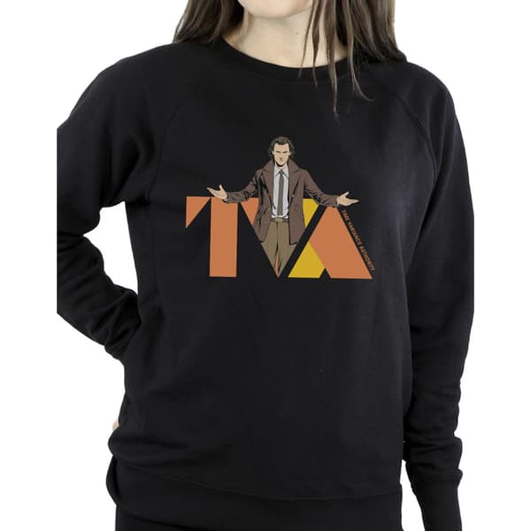 Marvel Dam/Kvinnor Loki TVA Pose Sweatshirt L Svart Black L
