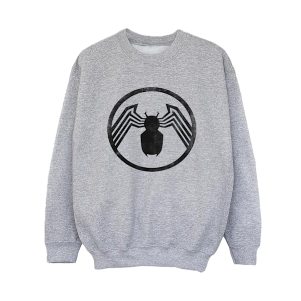 Marvel Boys Venom Logo Emblem Sweatshirt 12-13 år Sport Grå Sports Grey 12-13 Years