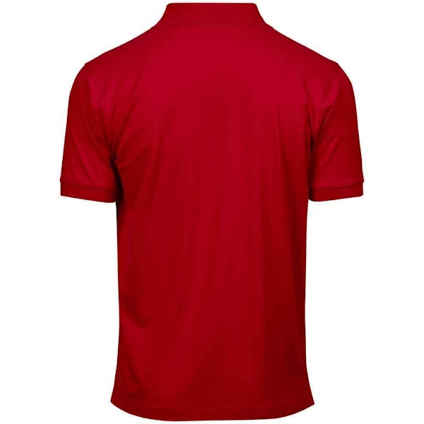 Tee Jays Lyxig Pikétröja med Stretch för Män XL Röd Red XL