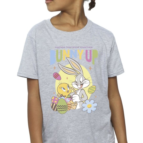 Looney Tunes Girls Bunny Up Bomull T-shirt 5-6 år Sport Grå Sports Grey 5-6 Years