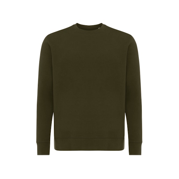 Iqoniq Unisex Vuxen Etosha Återvunnen Bomull Lätt Sweatshirt Khaki Green XL