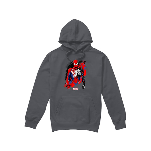 Spider-Man Symbiote Hoodie för män XL Charcoal Charcoal XL