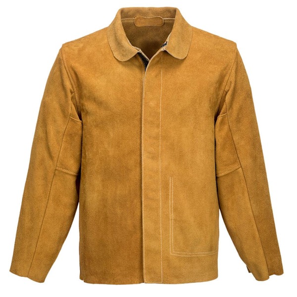 Portwest Herrar Läder Svetsjacka XXL Tan Tan XXL