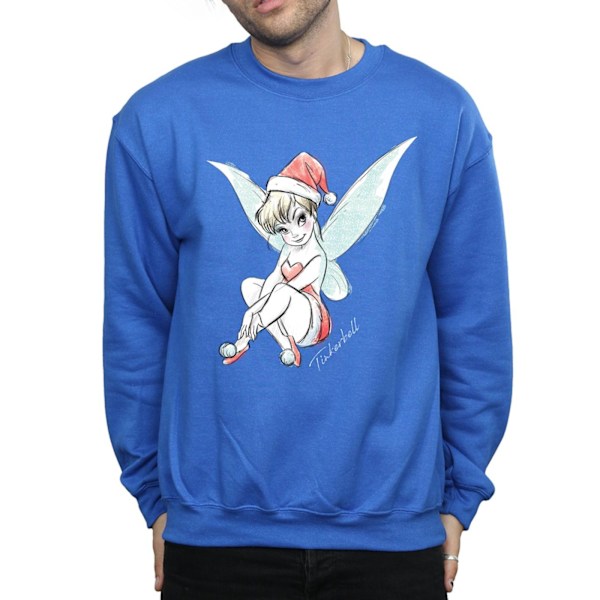 Disney Mens Tinkerbell Jul Fe Sweatshirt 3XL Royal Blu Royal Blue 3XL