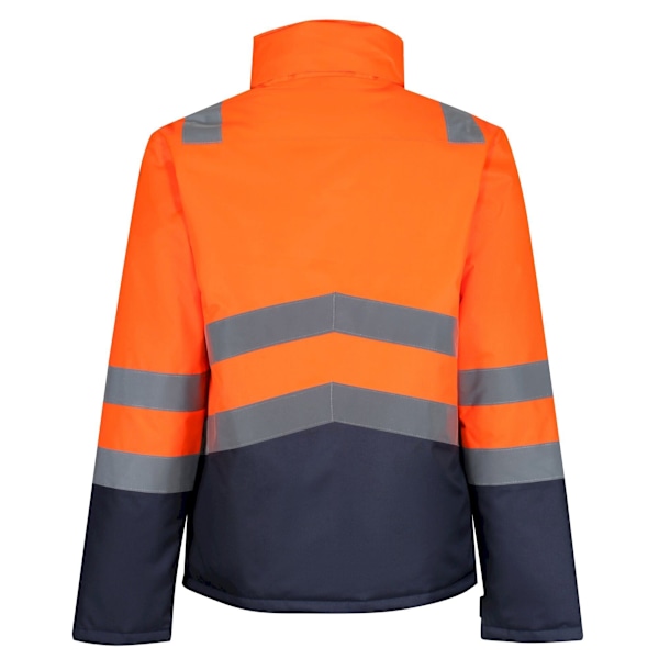 Regatta Hi-Vis Vattentät Jacka L Orange/Marinblå Orange/Navy L