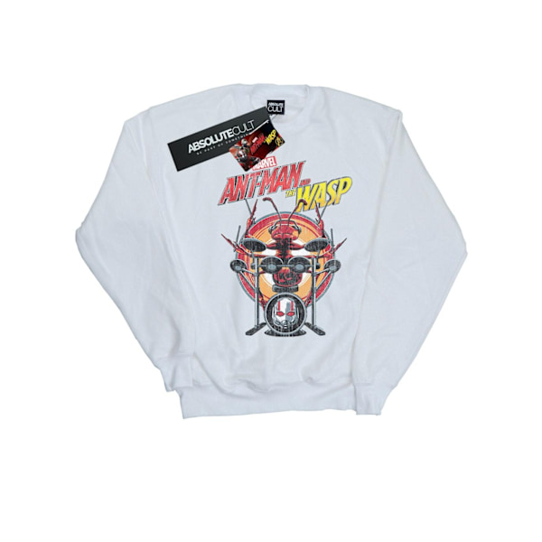 Marvel Boys Ant-Man And The Wasp Drummer Ant Sweatshirt 12-13 år White 12-13 Years