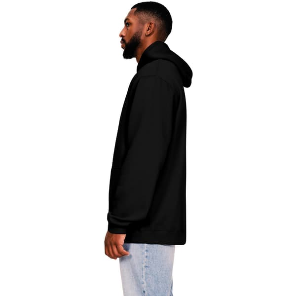 Casual Classics Herr Ringspun Bomull Stor Hög Oversized Hoodie M Blå Black M