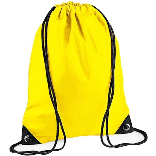 Bagbase Premium Gymsac Vattentät Väska (11 Liter) One Size Yellow One Size