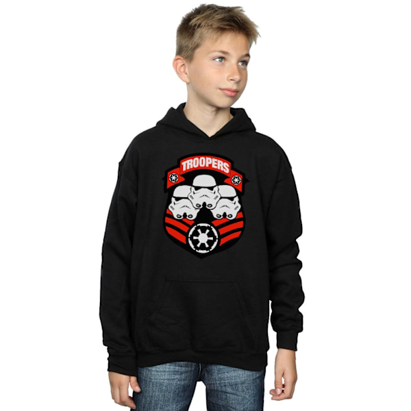 Star Wars Boys Stormtrooper Troopers Hoodie 9-11 år Svart Black 9-11 Years