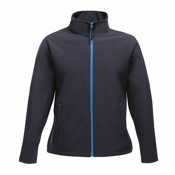 Regatta Womens/Ladies Ablaze Printable Soft Shell Jacket 10 UK Navy Blue/French Blue 10 UK