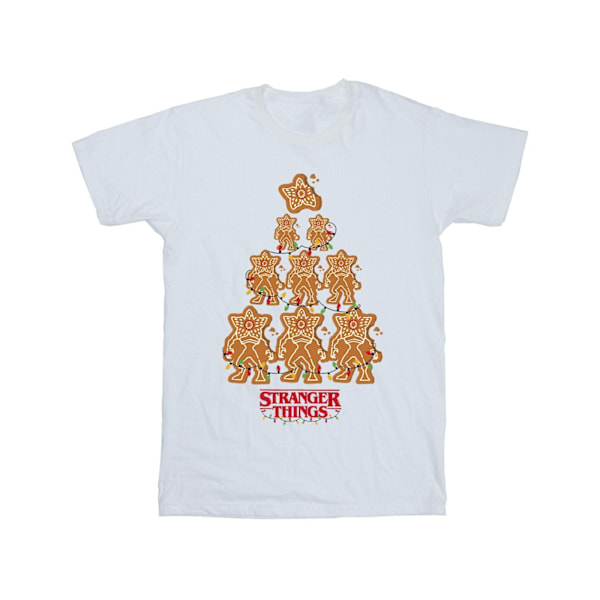 Netflix Stranger Things Pepparkakshus T-shirt M Vit White M