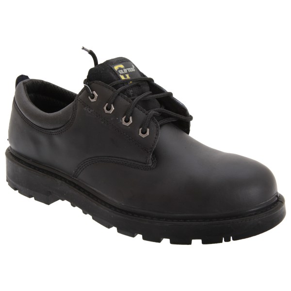 Grafters Mens Contractor 4 Eye Safety Shoes 12 UK Black Black 12 UK