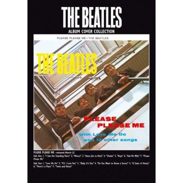 The Beatles Please Please Me Postcard En Storlek Flerfärgad Multicoloured One Size