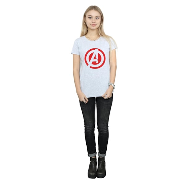 Marvel Womens/Ladies Avengers Assemble Solid A Logo Bomull T-Sh Sports Grey L