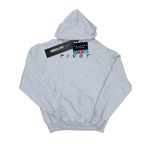 Friends Mens Pivot Logo Hoodie M Sports Grey Sports Grey M