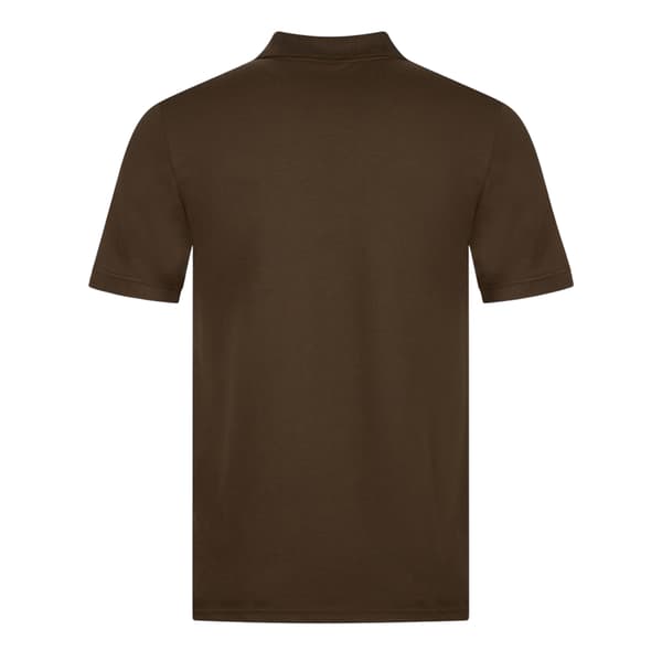 Lyle & Scott Kortärmad Pikétröja för Herr S Oliv Olive S