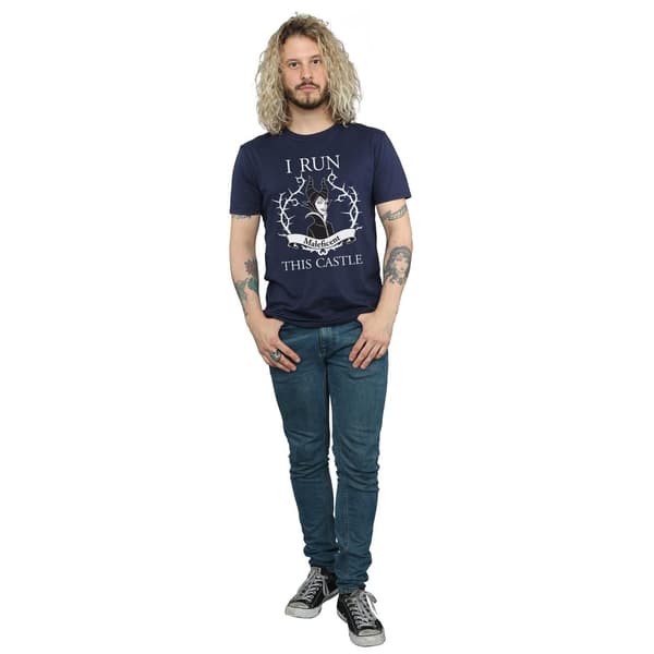 Disney Herr Maleficent I Run This Castle T-Shirt S Marinblå Navy Blue S
