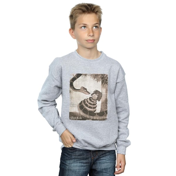 Disney Boys The Jungle Book Hypnosis Sweatshirt 9-11 år Spor Sports Grey 9-11 Years