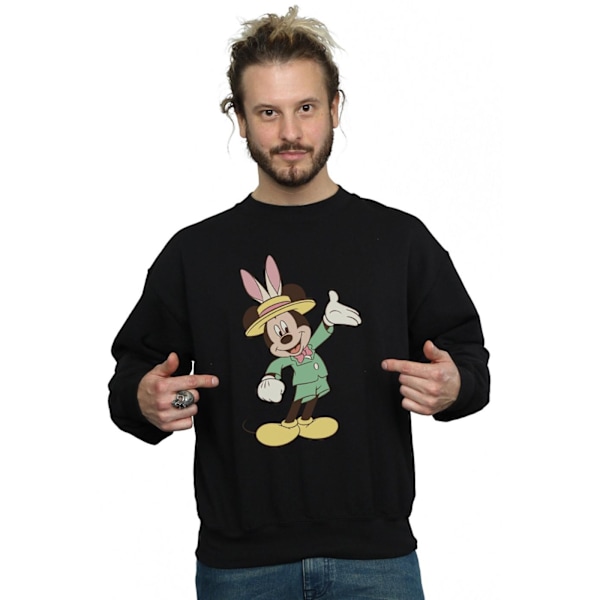 Disney Herr Mickey Mouse Påskhare Sweatshirt XL Svart Black XL