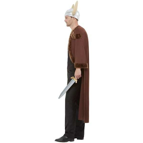 Smiffys Vikingdräkt för män One Size Brun/Silver Brown/Silver One Size