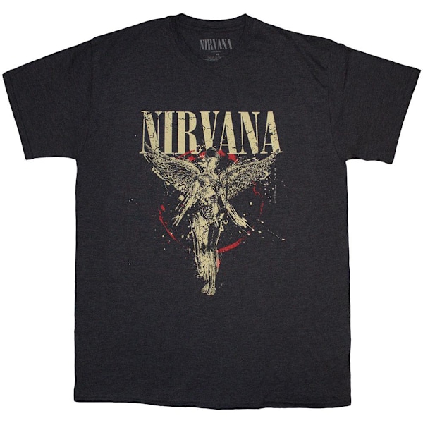 Nirvana Unisex Vuxen In Utero T-shirt XXL Grå Grey XXL