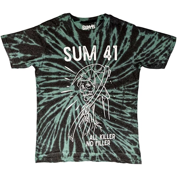 Sum 41 Unisex Vuxen Grim Reaper T-shirt L Grön Green L