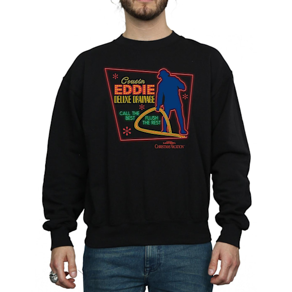 National Lampoon's Julfest Herr Cousin Eddie Sweatshirt Black XL