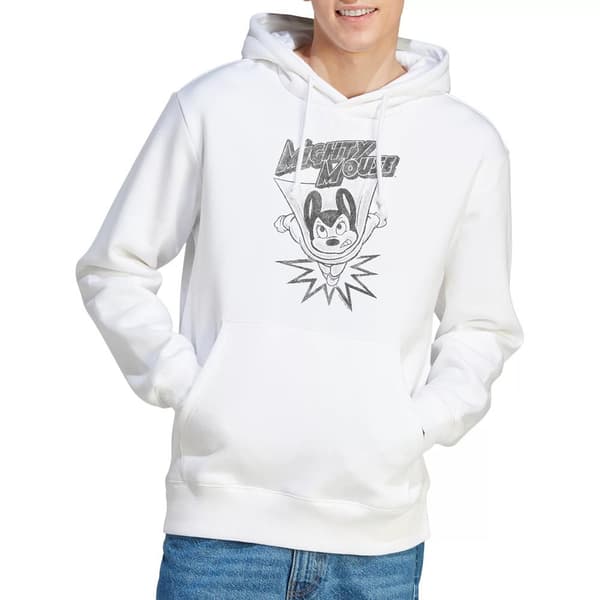Mighty Mouse Herr Bursting Out Hoodie L Vit White L