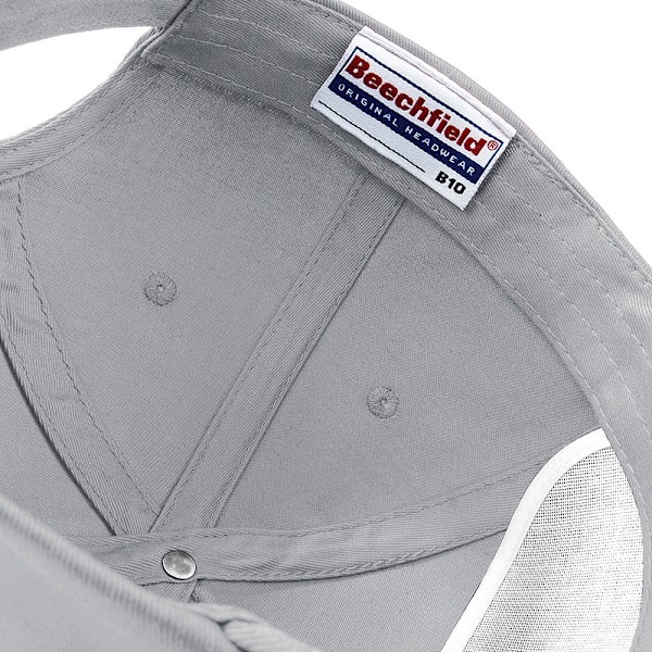 Beechfield Unisex Plain Original 5 Panel Baseball Cap One Size Light Grey One Size