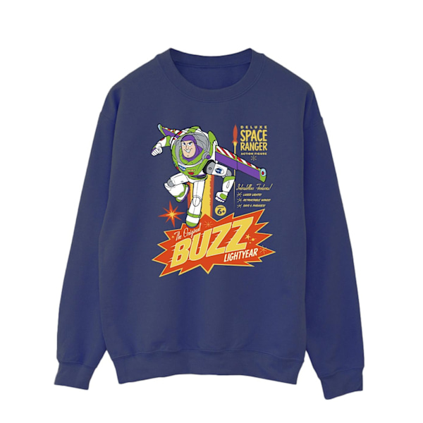 Disney Herr Toy Story Buzz Lightyear Rymdsweatshirt XL Marinblå B Navy Blue XL