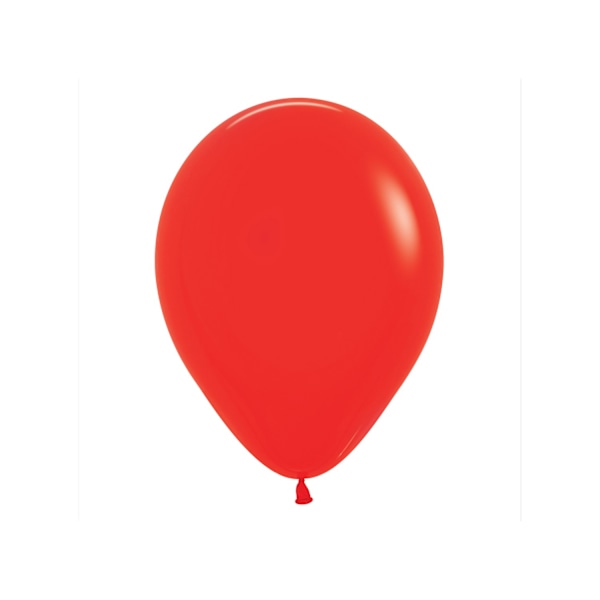 Sempertex Latex Plain Ballonger (Förpackning om 100) En Storlek Röd Red One Size