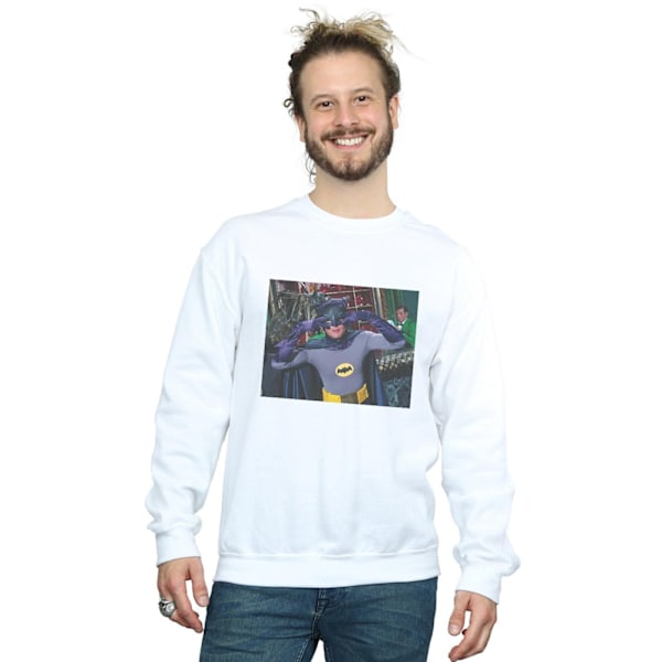 DC Comics Herr Batman TV-serie Batdance Foto Sweatshirt 5XL W White 5XL