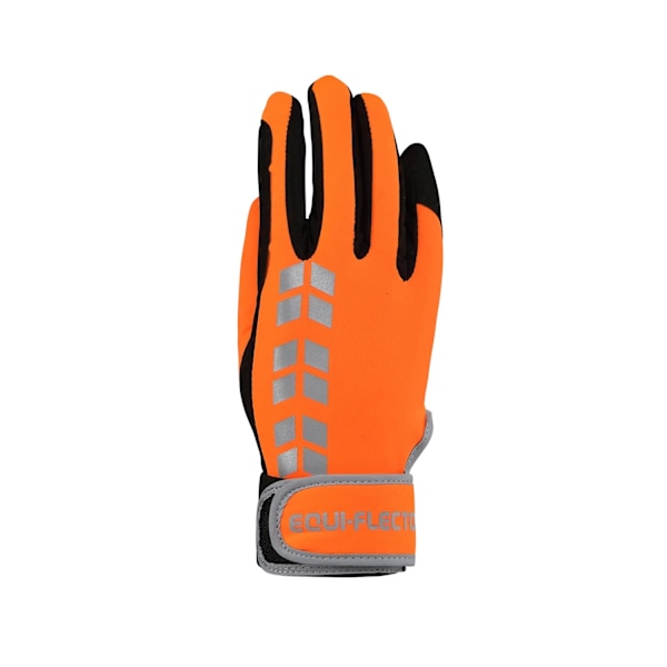 Equi-Flector Ridhandskar L Orange Orange L