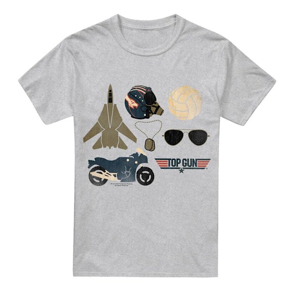 Top Gun Herr T-Shirt XXL Sport Heather Sport Heather XXL