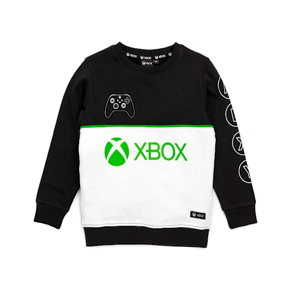 Xbox Pojks Sweatshirt 7-8 År Svart/Vit/Grön Black/White/Green 7-8 Years