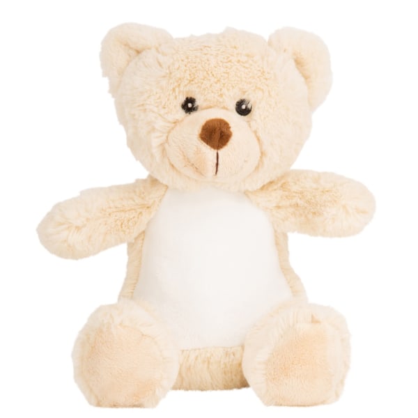 Mumbles Childrens/Kids Printme Mini Teddy Bear Plyschleksak M Ligh Light Brown M