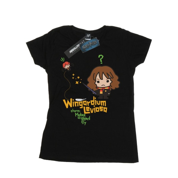 Harry Potter Dam/Kvinnor Hermione Granger Wingardium Leviosa Black XL