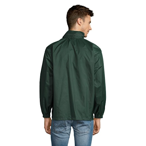SOLS Unisex Surf Windbreaker Lättviktsjacka L Skogsgrön Forest Green L