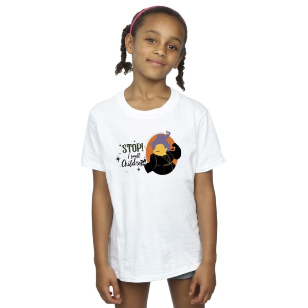 Disney Girls Hocus Pocus Stop Mary Cotton T-shirt 9-11 år Wh White 9-11 Years