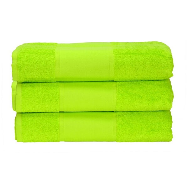 A&R Handdukar Print-Me Handduk One Size Limegrön Lime Green One Size