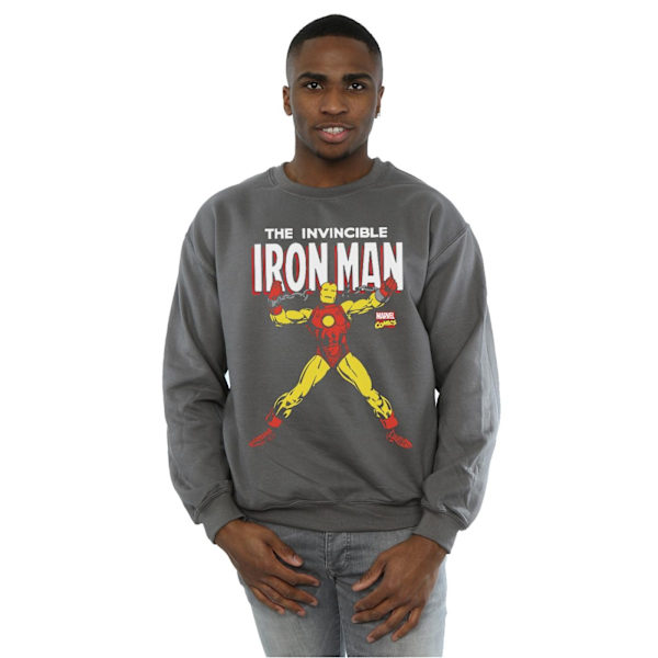 Marvel Herr Iron Man Chains Sweatshirt M Charcoal Charcoal M