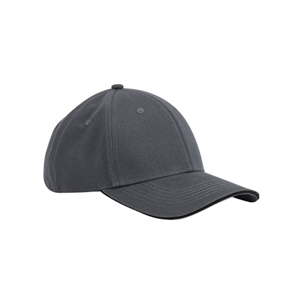 Beechfield Classic 6 Panel Organisk Bomullskäppla En Storlek Grafit Graphite Grey One Size
