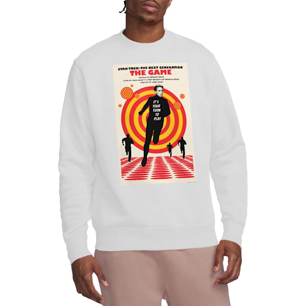 Star Trek Unisex Vuxen The Next Generation Säsong 5 Avsnitt 6 S White XXL