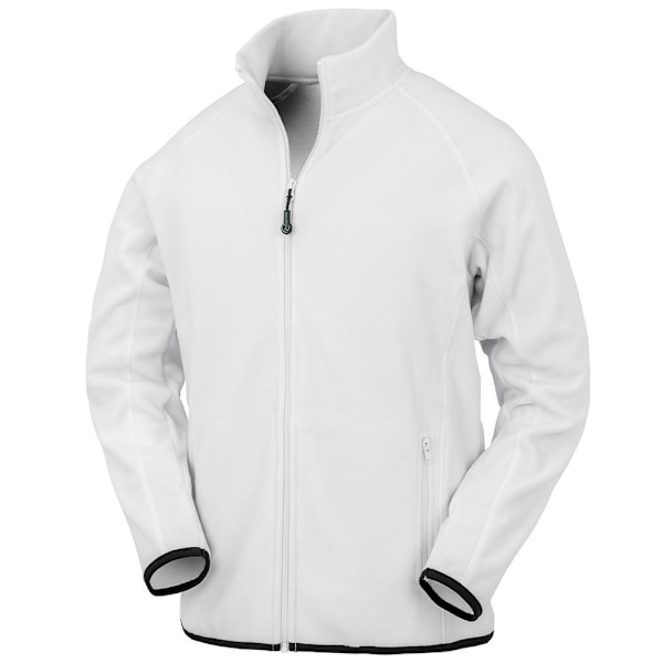 Result Äkta Återvunnen Herr Polarthermic Fleecejacka 4XL Vit White 4XL