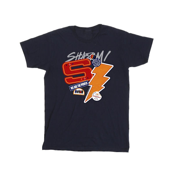 DC Comics Girls Shazam Fury Of The Gods Sticker Spam Bomull T-S Navy Blue 7-8 Years