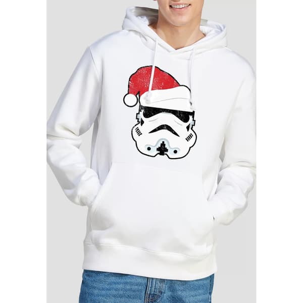 Star Wars Herr Stormtrooper Jultröja med Luva S Vit White S