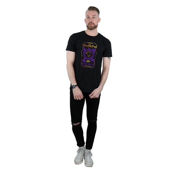 Harry Potter Chokladgrodor Färgad Etikett T-shirt 3XL Svart Black 3XL