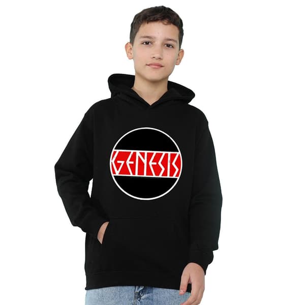 Genesis Barn/Barn Cirkel Logotyp Hoodie 7-8 År Athletic He Athletic Heather 7-8 Years